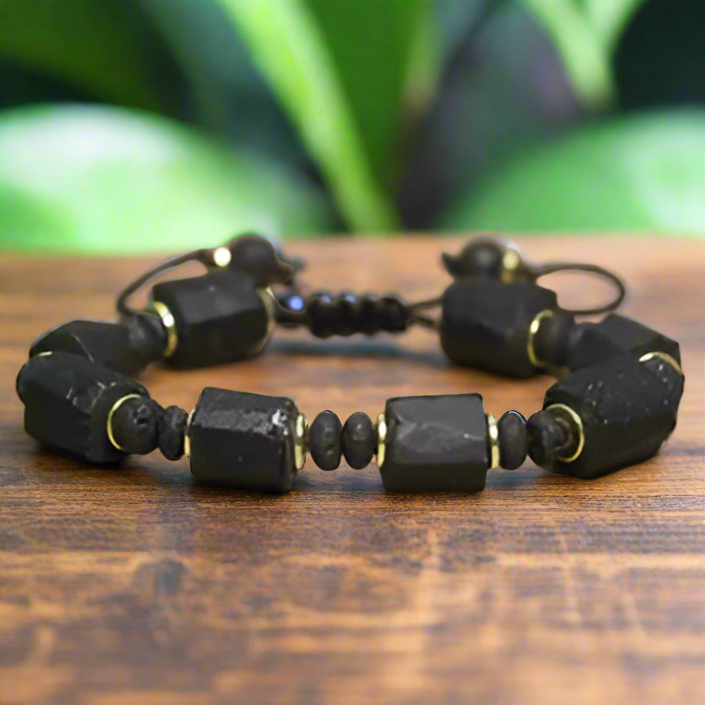 Brățara Scut Negru - Sky Gemstones
