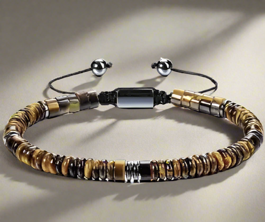 Brățara Curajului și Protecției – Ochi de Tigru Natural – SKY Gemstones