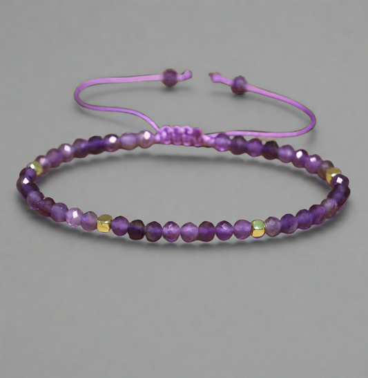 Purity Stone – Brățară Ametist 4mm pentru Claritate și Liniște | SKY Gemstones