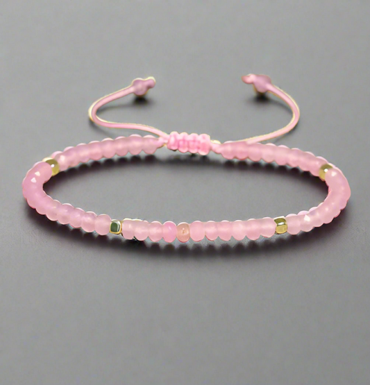 Brățara Iubirii Necondiționate | Cuart Roz SKY Gemstones