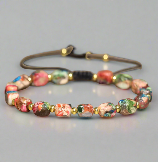 Bratara SKY GEMSTONE Jasp Imperial multicolor