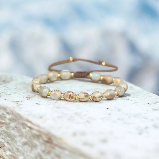 Brățară Clarity -Jasp Imperial – Stabilitate și Eleganță  SKY Gemstones