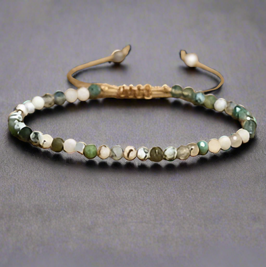 Bratara SKY GEMSTONES Agat 4mm